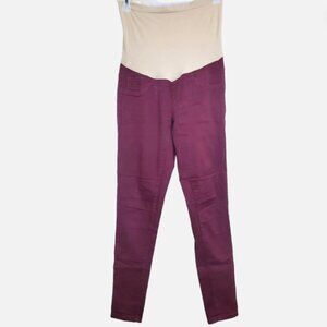 Indigo Women Red Jeans Small Maternity Motherhood